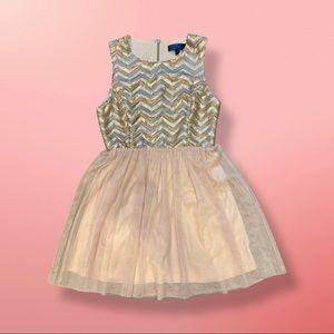 Sparkling Gold Dress • Prom/Cocktail/Party/Special Occasion Dress